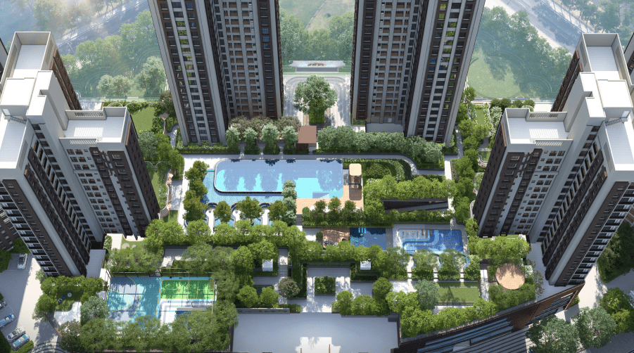 4 BHK 2705 sqft at Srijan Town Square Kolkata | luxury apartment at Newtown AA1
