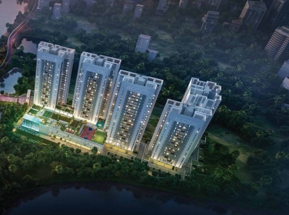 3 BHK 3 Toilet flat for sale at Merlin 5th Avenue