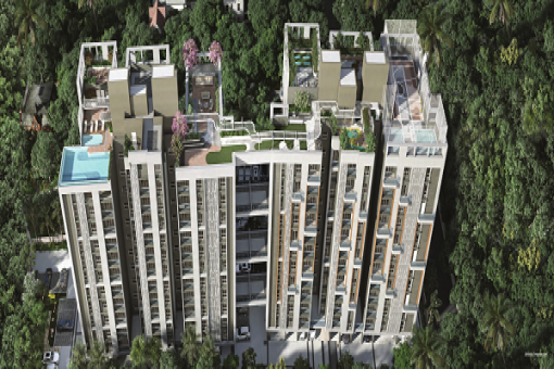 3 BHK 1185 sqft flat for sale off BT Road Chiria more at Orbit Tarang 